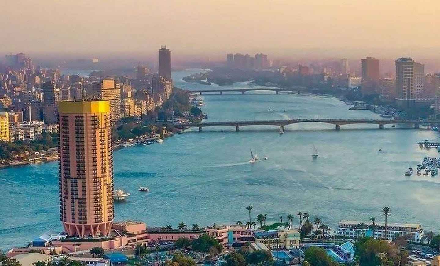 The Nile and the Cairo skyline